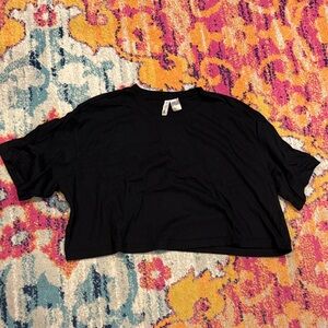 H&M Black Crop Top